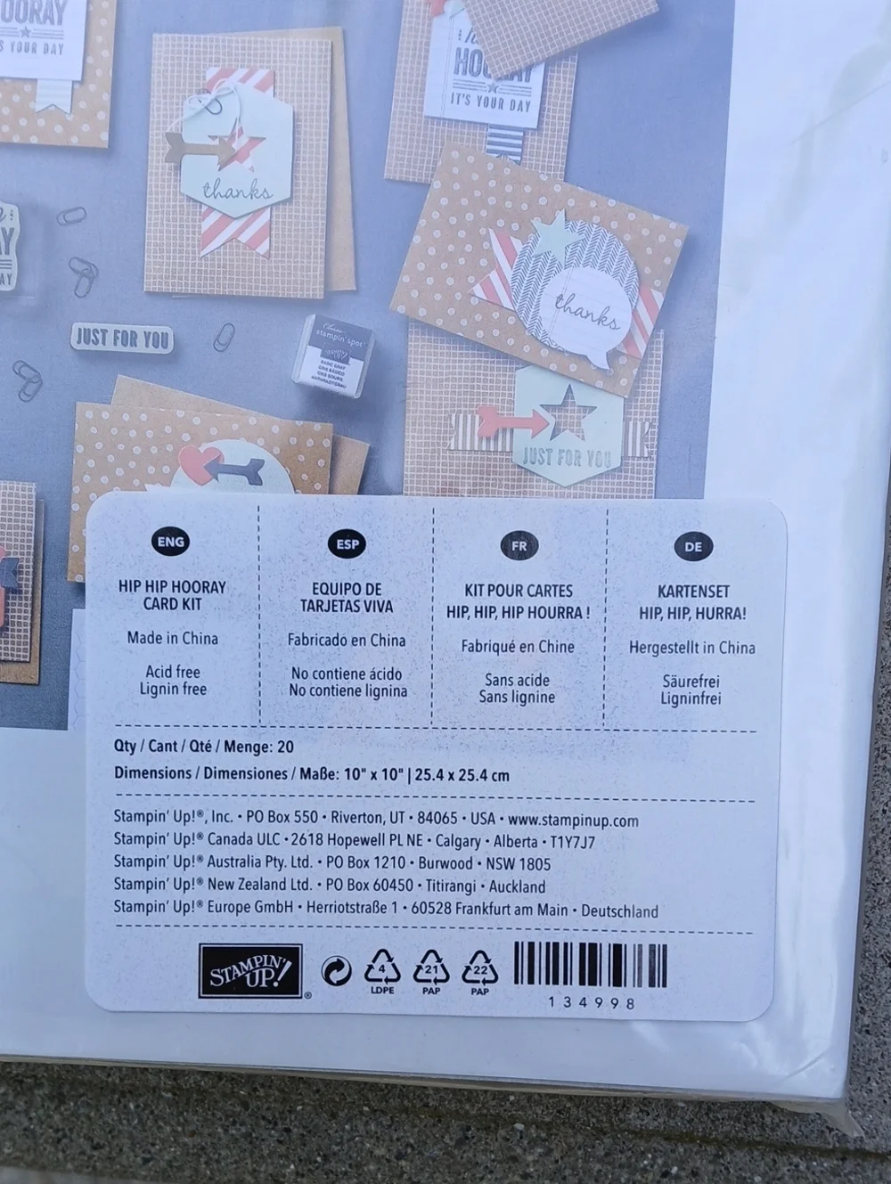 Hip Hip Hooray Designer Card Kit
